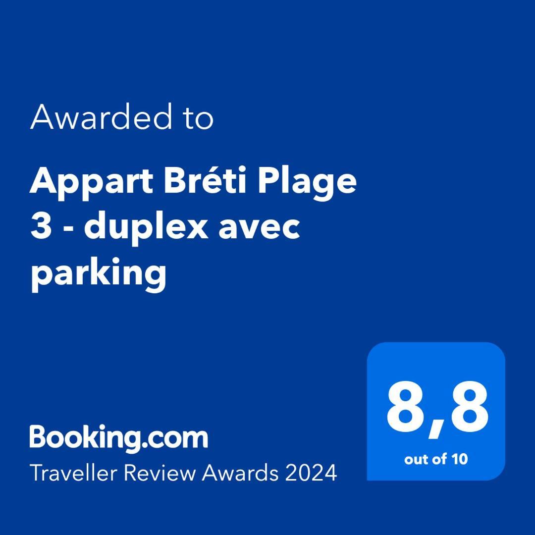Appart Breti Plage 3 - Duplex Avec Parking Brétignolles-sur-Mer Exteriör bild
